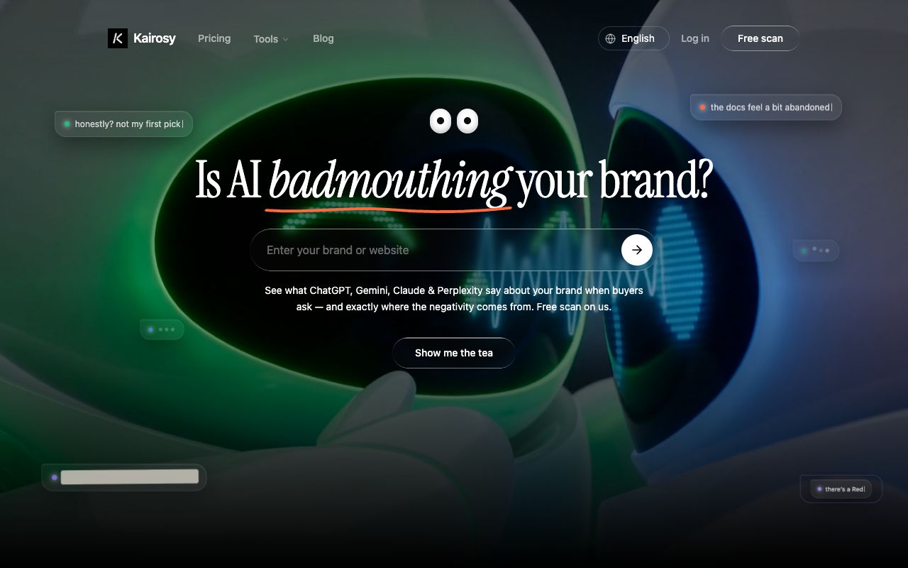 Kairosy — run a free scan to see whether AI recommends your brand