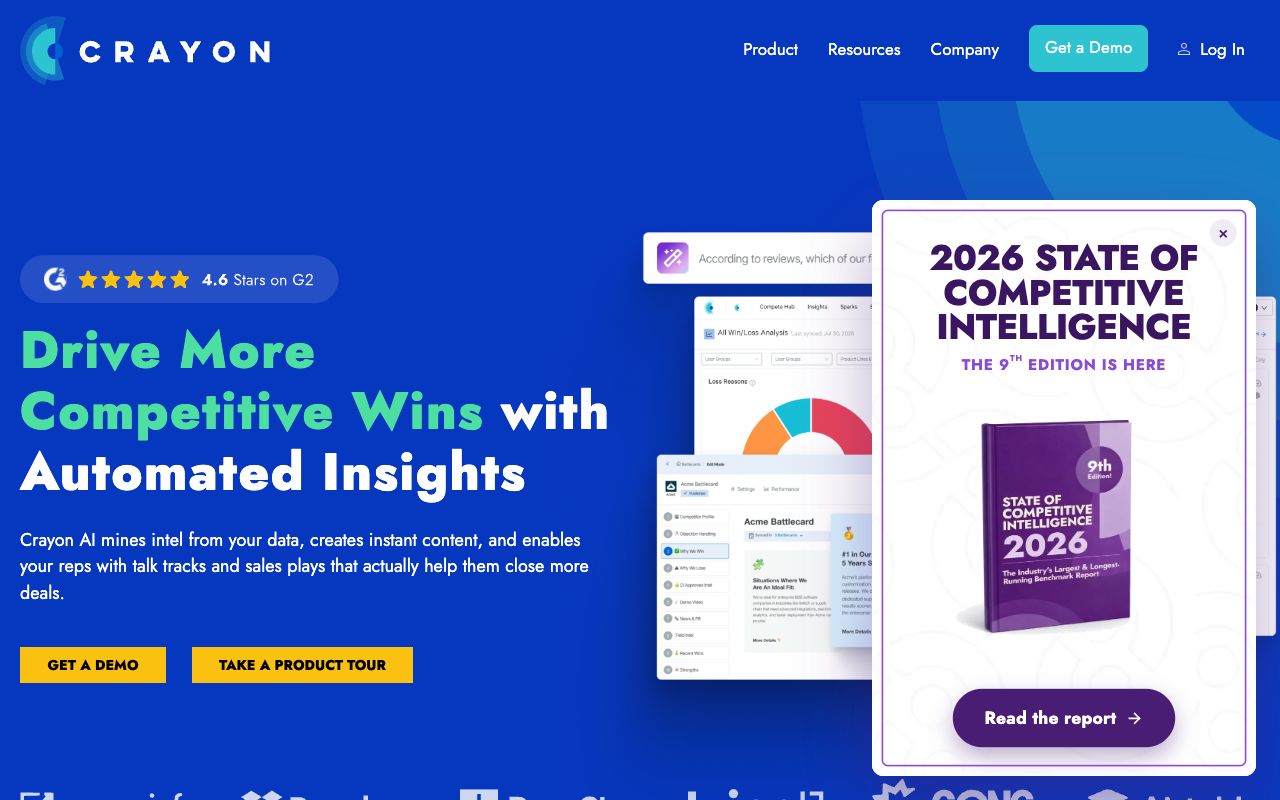 Crayon — competitive intelligence and battlecards