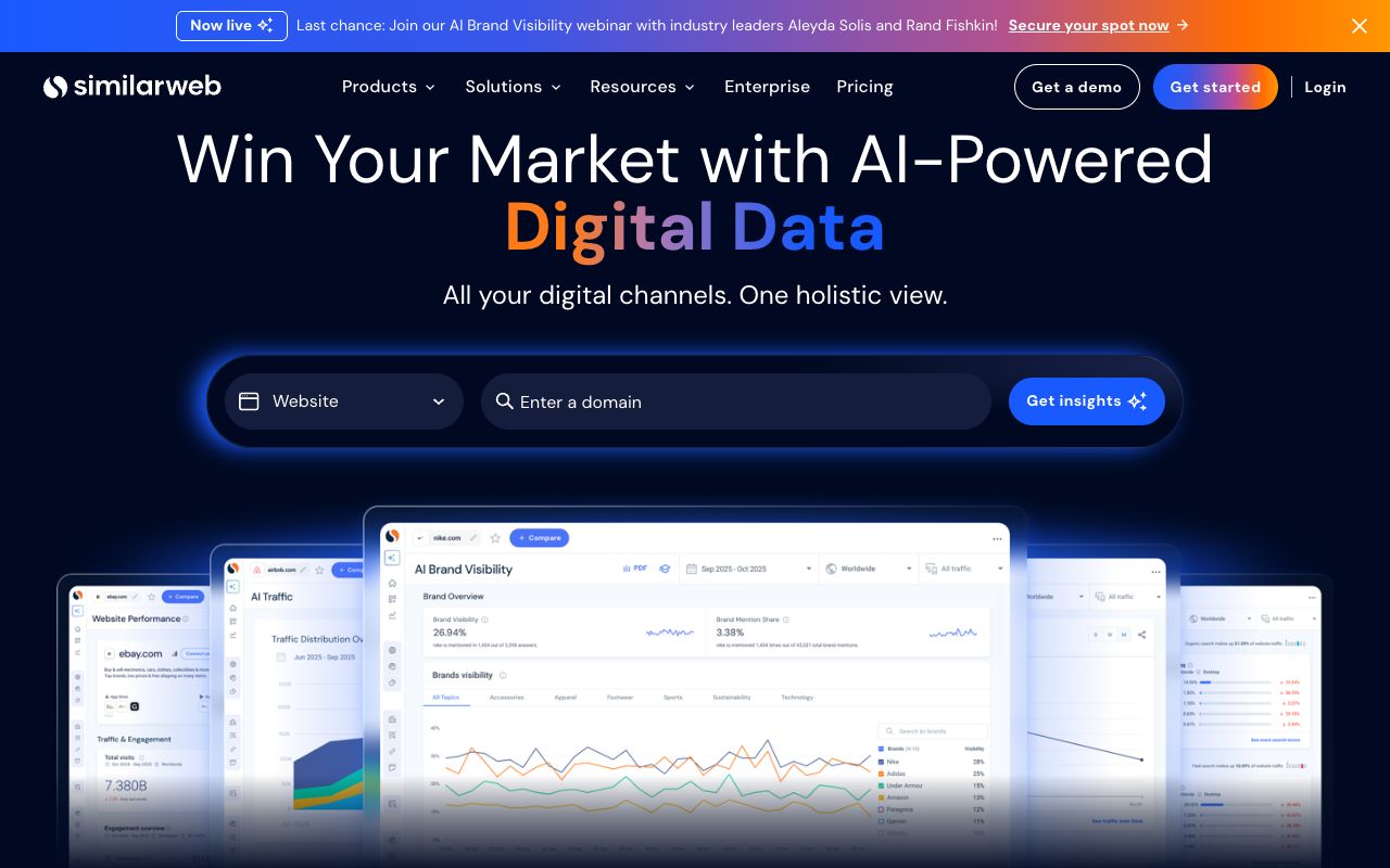 Similarweb — the traffic data layer under classic competitor analysis