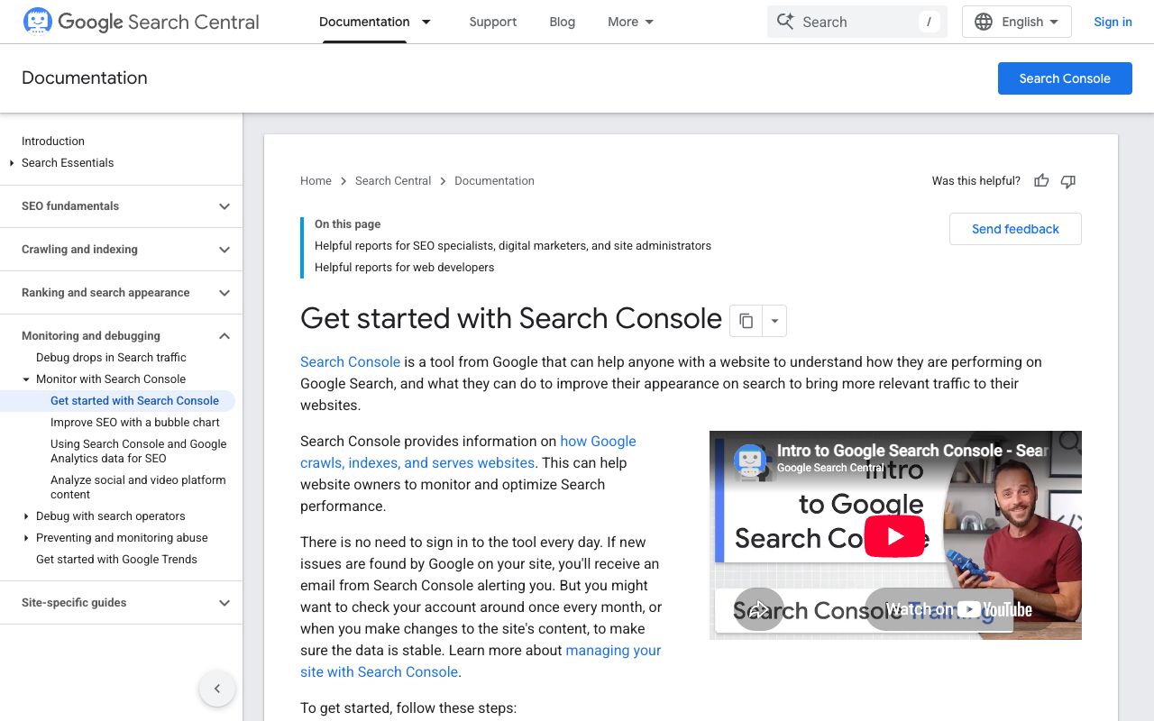 Google Search Console documentation — where AI-surface performance data is reported